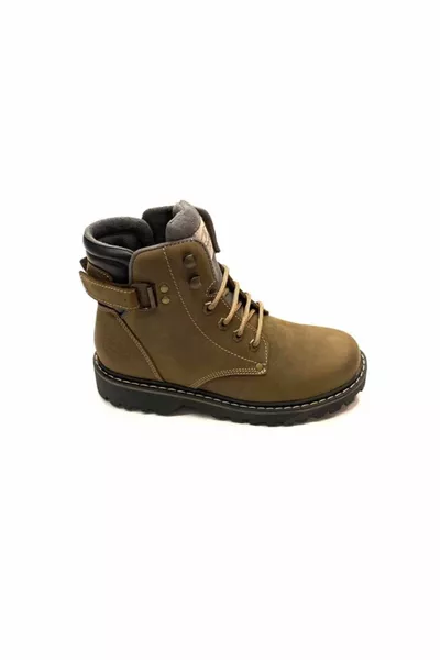  Grit Натуральная Нубук Кожа Водонепроницаемые Ботинки Унисекс