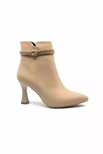 Feles عقدة الحجر مفصلة كأس كعب المرأة أحذية NUT