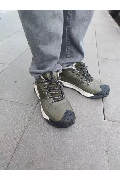 مينثان كاكي أحذية رجالية خارجية