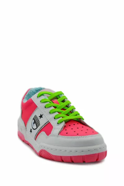 SNEAKERS BASSES ROSE FLUO