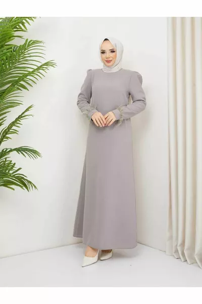 Robe à manches plumées Robes de soirée