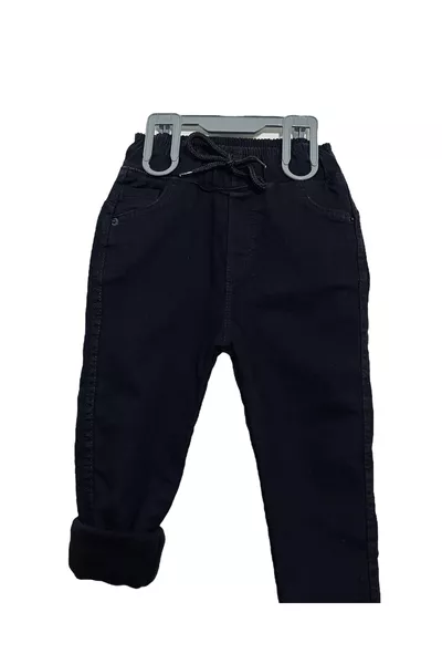 Welsoftlu Beli Lastikli ici polar Erkek Kişlik Kalin Pantolon