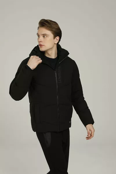     Luis Jas 2st Herenmantel Zwart