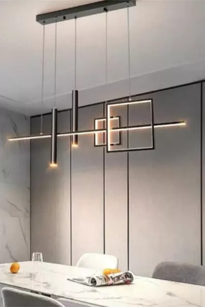 Zodiac Modern Design White LED Chandelier