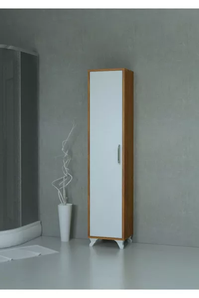 Multifunctionele Houten Badkamerkast