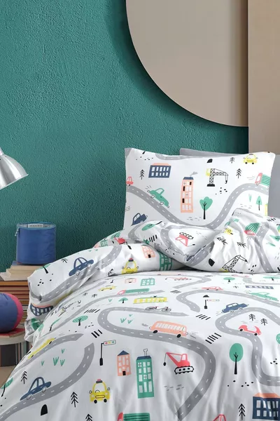 Спален комплект за единично легло Route % памук