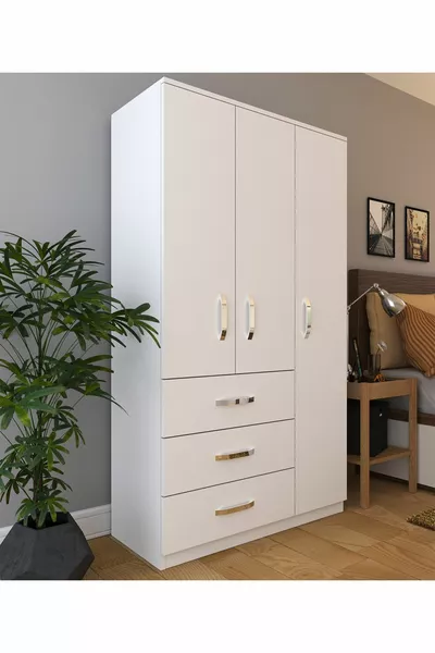 Ece Lüx Armadio 3 Porte 3 Cassetti