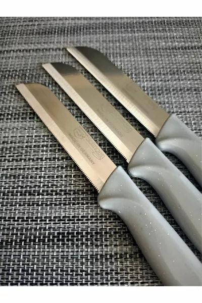 Glittery Gray Fruit Knife