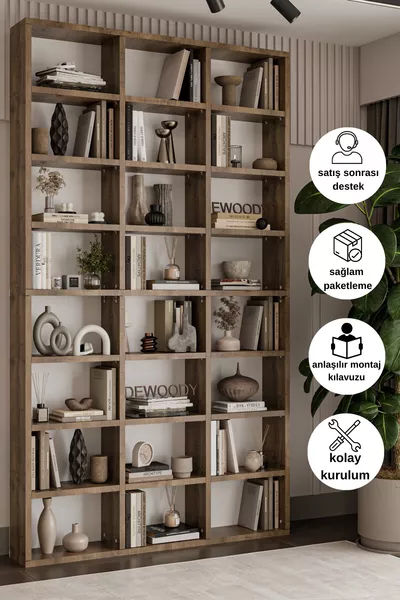 Liyano Meerdere Planken Decoratieve Boekenkast