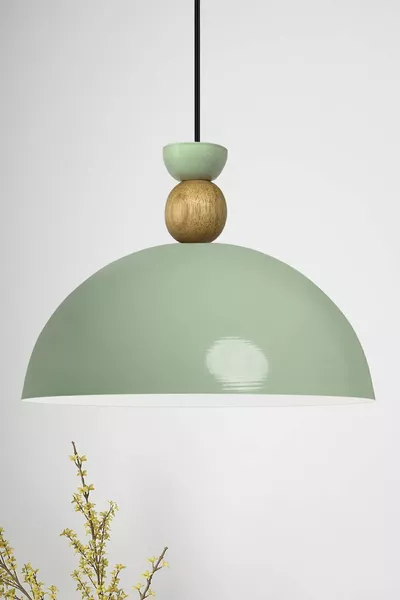 Yimp Mint ثريا معلقة مفردة لغرفة المعيشة والمطبخ وصالون الحلاقة والمقهى، إضاءة ديكورية للمخابز