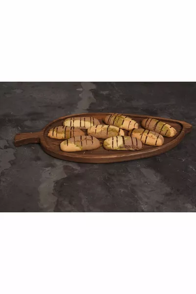 Massief Houten Snackkom - Ontbijt - Koffie - Fruitschaal