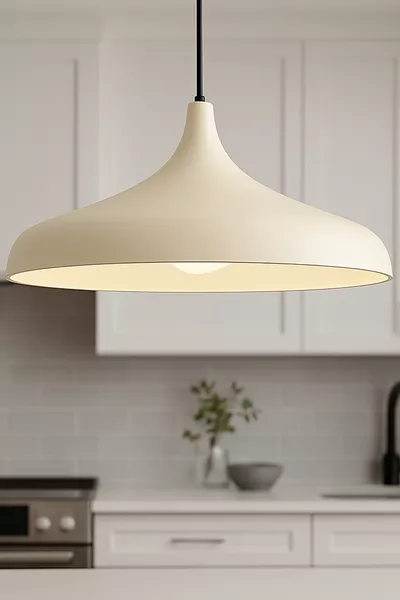 Aura Metal Single Cream Pendant Chandelier Retro Rustic Model Modern Industrial Kitchen Hall Cafe Living Room Chandelier