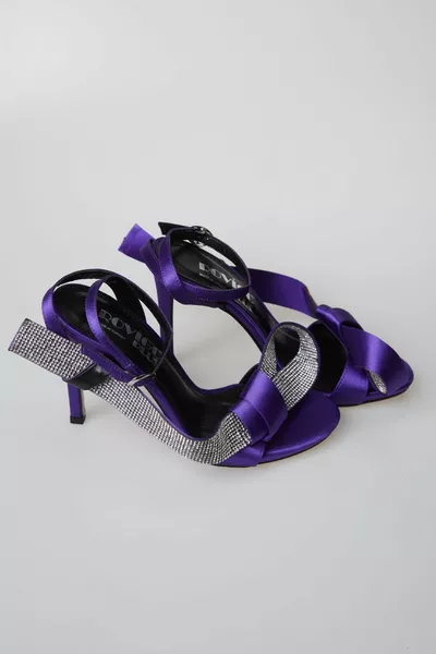 Дамски каменни вечерни обувки със специален дизайн