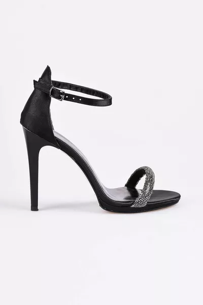 .. فرقة واحدة عالية الكعب الحجر مساء اللباس الأحذية