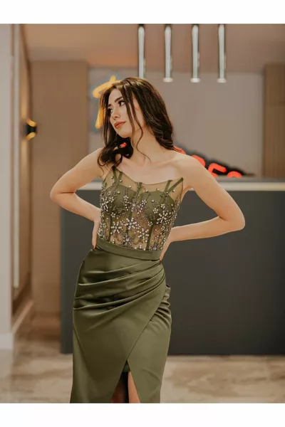  Top Indian Work Cat oorrok satijn