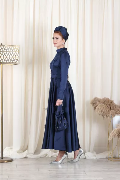 فساتين سهرة محجبة ملتهبة