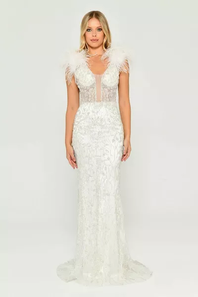 Schouder Otrish Stone Vis Avondjurk