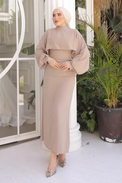 المنك الأكمام مفصلة الحجر مساء اللباس