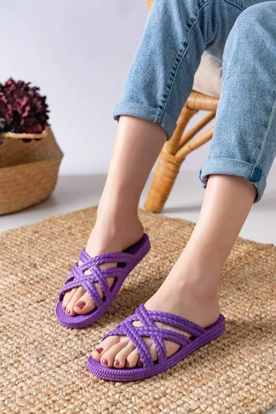 Casual Casual Casual Knitting Pattern Bagno Spiaggia Mare Strada Pantofole