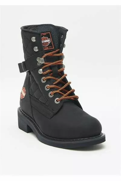 أحذية Nubuck السوداء للعمال الجدد