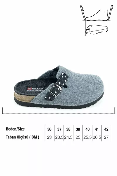 المرأة الشتاء مريحة وحيد مشبك واحد قابل للتعديل شعرت حديقة المنزل النعال