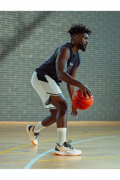 Възрастни Бели Маратонки Sf  Low - Баскетбол