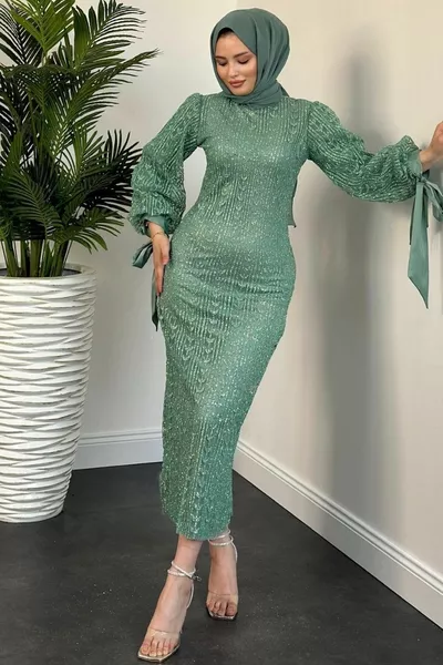 Вечерна рокля Didem Mint