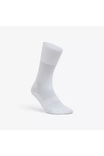 جوارب كرة الطائرة من Allsix - طول متوسط - أبيض - 