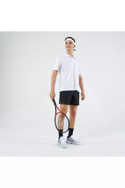 Kuikma Herren Tennis-Shorts - Schwarz - Essential