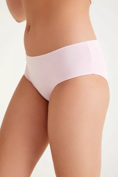 Lot de 6 Culottes femme en coton doux taille haute