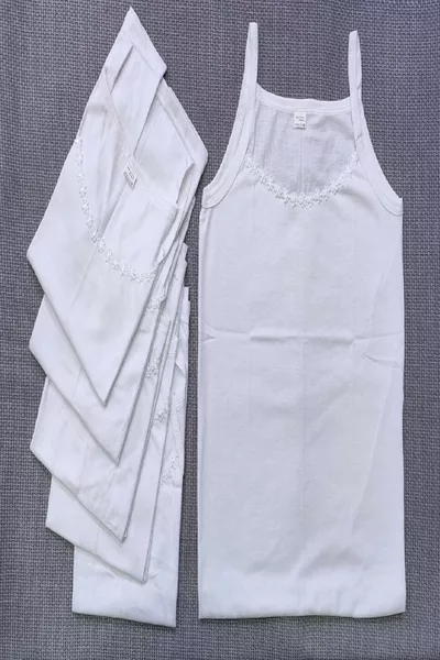 Girls' Daisy Print Cotton Tank Top