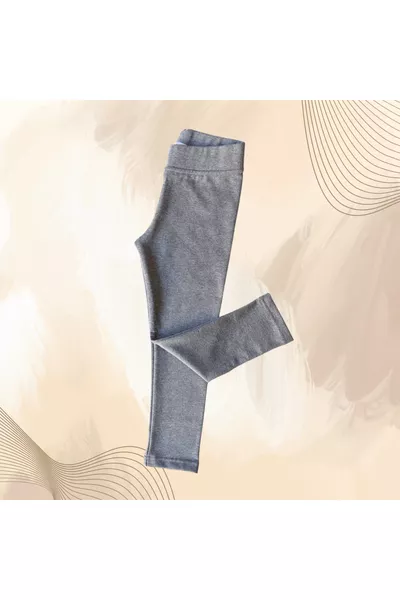 2-fädige, mit Lycra versehene, angeraute Leggings