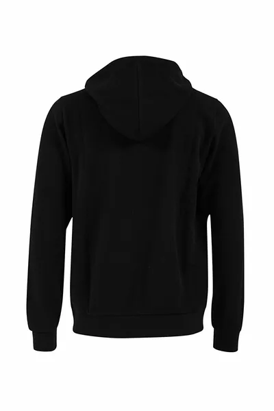Мужская черная толстовка с капюшоном и молнией Danika