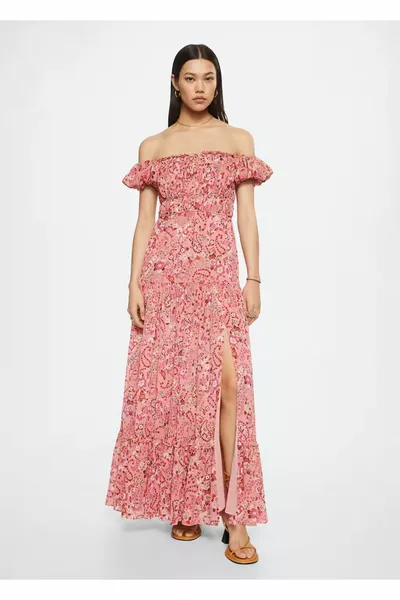 Цветочное платье с кулиской