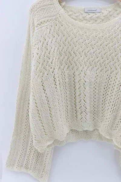 Damen Ärmel Detail Shabby Seasonal Strickpullover