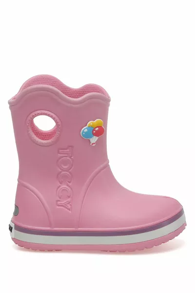 Tog P 2pr أحذية المطر الوردي للفتيات