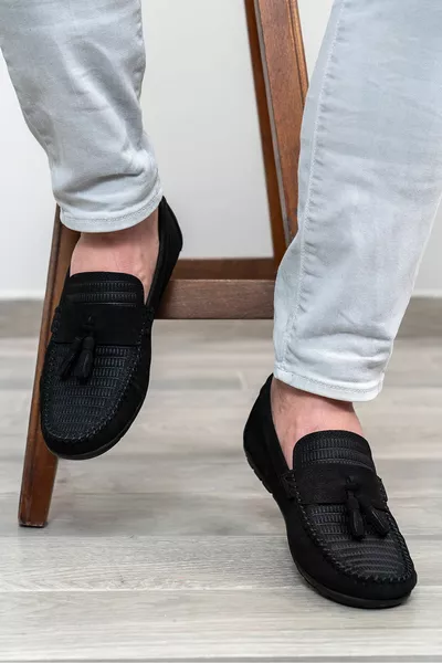 Genuine Leather Men's Casual Shoes, Loafer Shoes, summer men's shoes