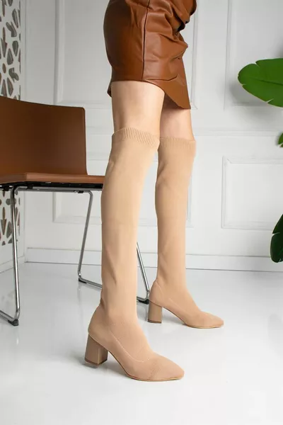 Asima أحذية نسائية مينك تريكو