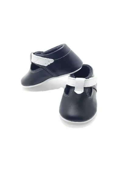 Черно-белые детские пинетки First Step