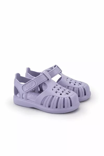 Sandali unisex per bambini lilla TOBBY SOLID