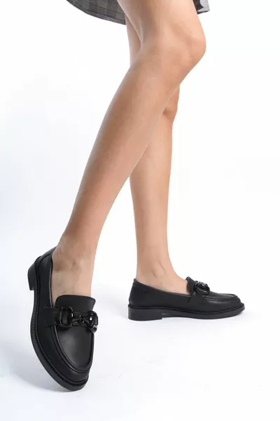 Women's Loafer Loafers Casual Soft Shoes with Casual Buckle Stylish and comfortable