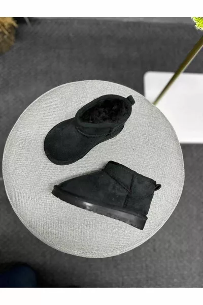 للجنسين الاطفال نعل سميكة الريش عارضة نصف أحذية صغيرة