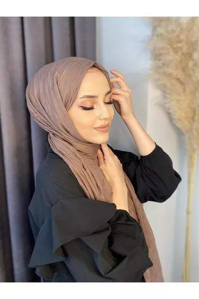 Bambu Kraş Şal Vizon