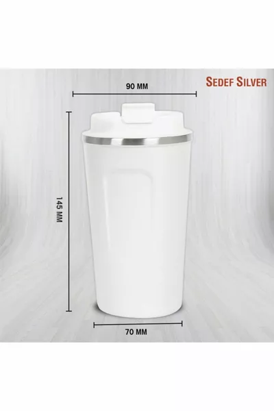 طبقة مزدوجة حرق اليد  مل صغيرة الفولاذ المقاوم للصدأ مانعة للتسرب كأس السيارة الترمس القدح الشاي الترمس