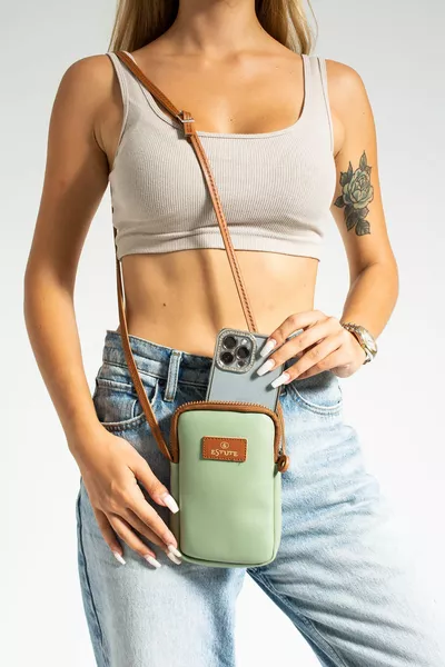 للجنسين 2 حزمة حامل الهاتف قابل للتعديل حقيبة كروسبودي