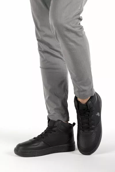 U.S Polo Assn Aristo Hi حذاء رياضي رجالي غير رسمي برباط