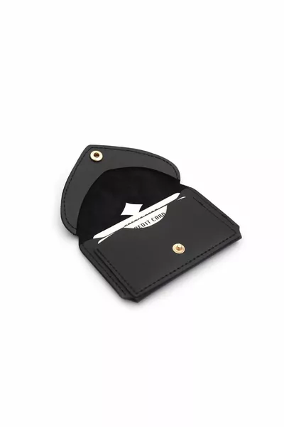 Portacarte da donna Portafoglio a cuore Accessorio scomparto per carte di credito nero