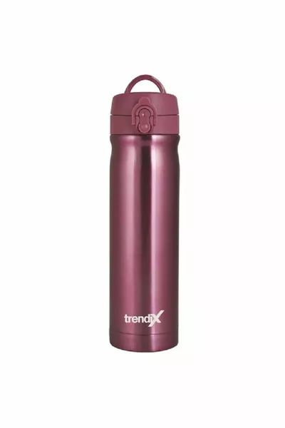 يومكس قارورة ترمس ستيل  مل وردي -pe