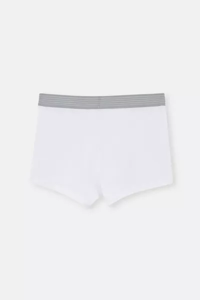 بوكسر أبيض مدمج ممشط