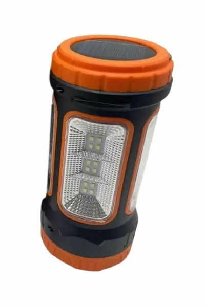 B 5w + w lange afstand zonne-zonnepaneel Powerbank + USB-uitgang Ultra krachtige led oplaadbare zaklamp